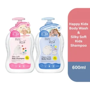 Happy Kids Body Wash - 600 ml + Silky & Soft Shampoo - 600 ml