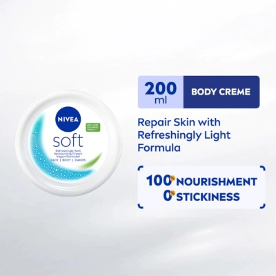 Body Soft Moisturizing Cream 200ml