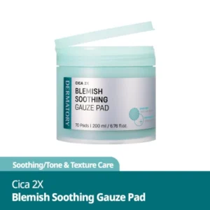 Cica 2x Blemish Soothing Gauze Pad 70s