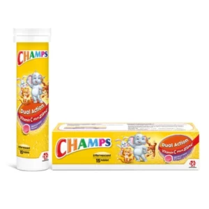 Effervescent Dual Action Vit C +Zinc Blackcurrant 15s