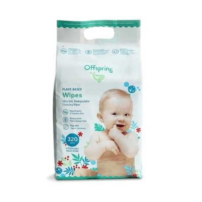 Plant Based Wipes 80S X 4 Packs Bundle