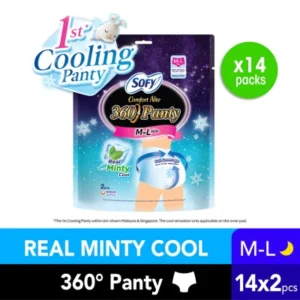 Comfort Night Cool Panty M-L 2S x14