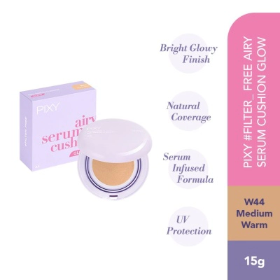 Filter Free Airy Serum Cushion Glow W44 Medium Warm 15g