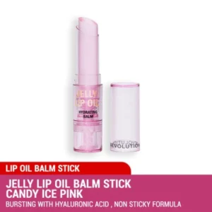 Jelly Lip Oil Balm Stick Candy Ice Pink