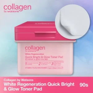 White Regeneration Quick Bright & Glow Toner Pads 90s