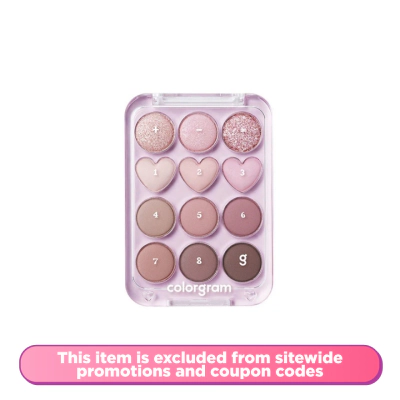 Pin Point Eyeshadow Palette 02 Pink Mauve 0.5g