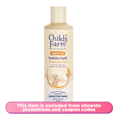 Oatderma Bubble Bath Fragrance Free 250ml