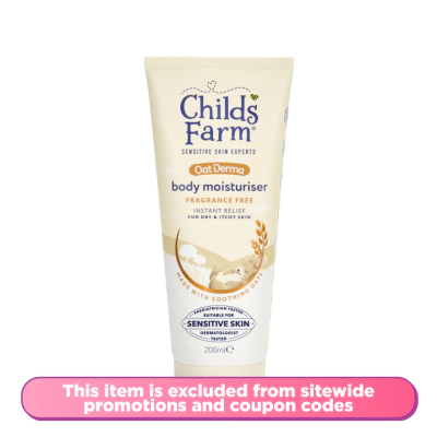 Oatderma Body Moisturiser Fragrance Free 250ml