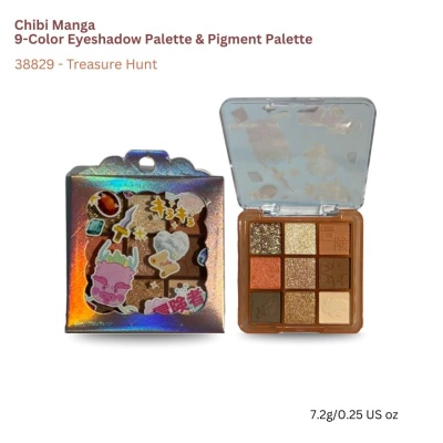 Chibi Manga Eyeshadow Palette Treasure Hunt