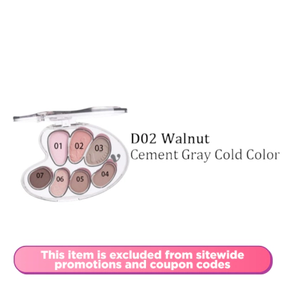 Artist Seven-color Eyeshadow Palette D02