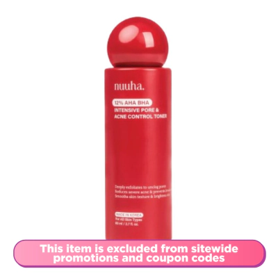 12% AHA BHA Intensive Pore & Acne Control Toner 80ml