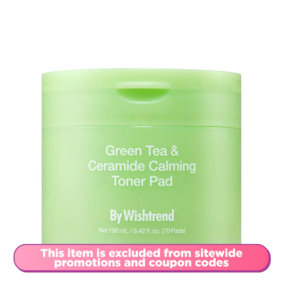Green Tea & Ceramide Calming Toner Pad 70s