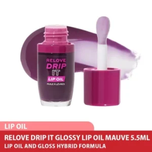 Relove Drip It Glossy Lip Oil Mauve