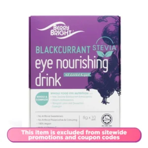 Blackcurrant Eye Nourishing Drink With Stevia 10's