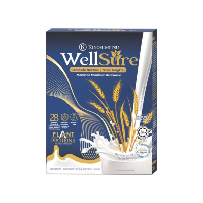 Wellsure Plant Proteins Complete Nutrition 10 X 30.3g