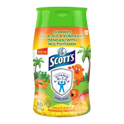 Multivitamin Gummies Mango Bone, Teeth & Eye 60S