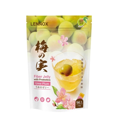 FIBER JELLY WITH PROBIOTICS UME PLUM 10GX14S