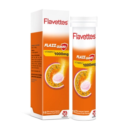 Effervescent Vitamin C 1000mg Passion Fruits 15's