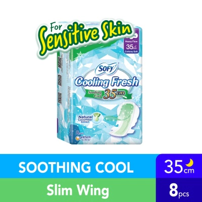 Cooling Fresh Cucumber Ultra Slim Wing 35cm 8s