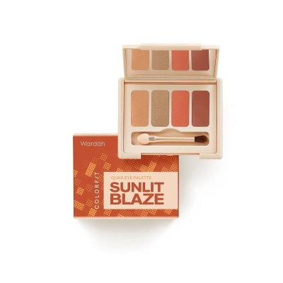 Colorfit Quad Eye Palette 03 Sunlit Blaze 6 G