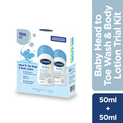 Baby Trial Kit (Wash & Shampoo 50ml + Lotion 50ML)