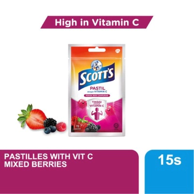 Vitamin C Pastilles Mixed Berries 15S+3S For Kids