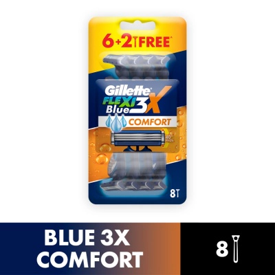 Blue3X Comfort Razor 8s
